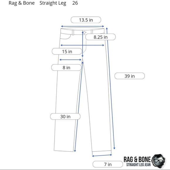 RAG & BONE STRAIGHT-LEG JEANS IN BRIGHT WHITE RAW FRAYED HEM WOMEN’S SIZE 26/2 - Picture 12 of 13